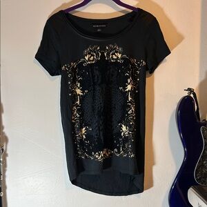 Rock & Republic Ornate Cheetah Pattern Women's Tee